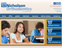 Tablet Screenshot of drnicholson.com